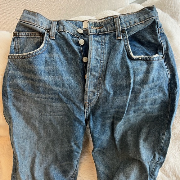 Reformation High Rise Blue Jeans - Picture 3 of 6
